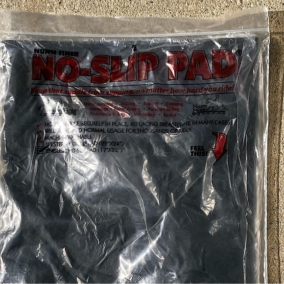 Nunn Finer No Slip Pad English Equestrian Horse Accessories New - Picture 10 of 10